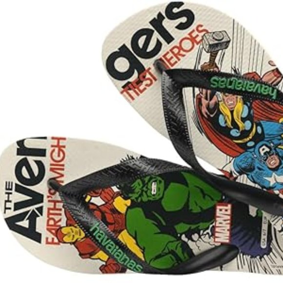 Havaianas Men's Havaianas Marvel Classics Avengers Top Sandal Beige - Picture 3 of 5